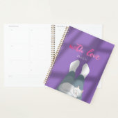 "With Love, Meow" Cozy Cat Notebook (Devant avec enveloppe)
