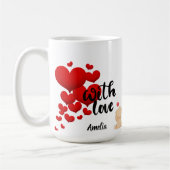 With Love Personalized Mug (Gauche)