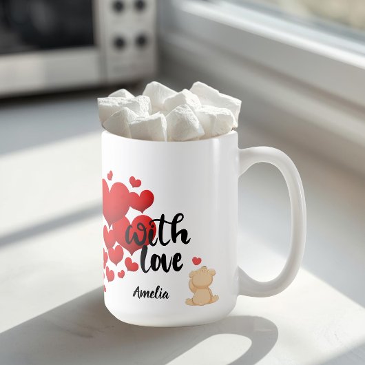 With Love Personalized Mug Koffiemok