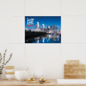 'With Love' Skyline Poster, 18 x 24' Poster (Keuken)