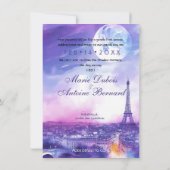 With photo Amour Éternel Save the Date (Dos)