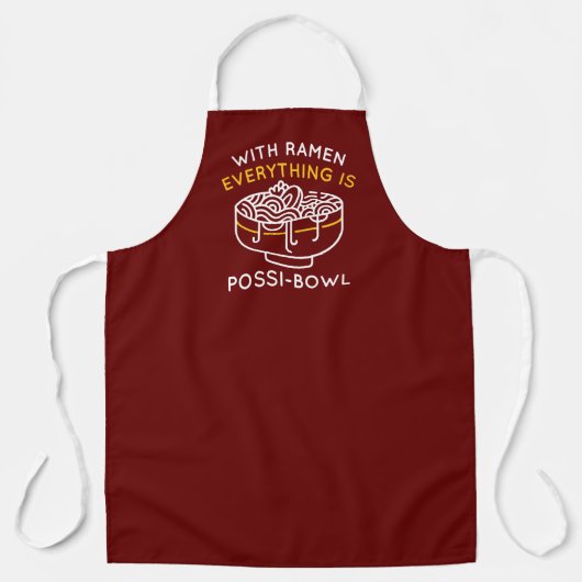 With Ramen Everything Is Possi-Bowl Schort (Voorkant)