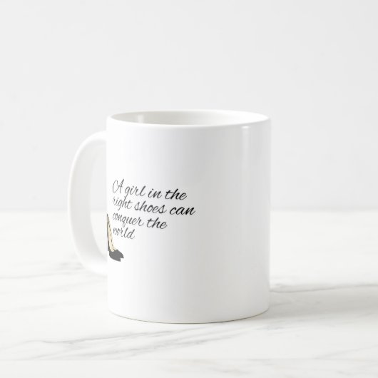 With The Right Shoes Mug (Devant gauche)