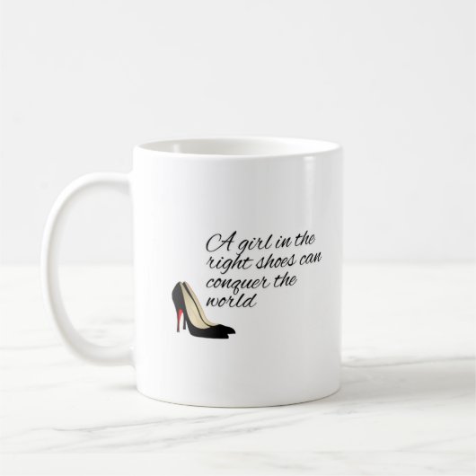 With The Right Shoes Mug (Gauche)