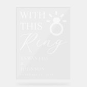 With This Ring Personalized Wedding (Recto)