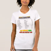 Without Black Inventors T-Shirt (Devant)