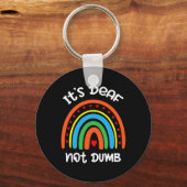 Without Hearing - Deaf - Unable To Hear - Deaf Awa Sleutelhanger (Voorkant)