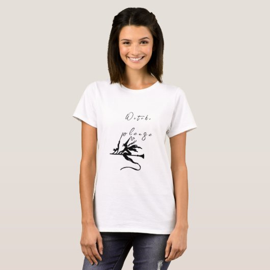 Witje alsjeblieft - Black and White Halloween T-Sh T-shirt (Voorkant volledig)