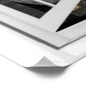 Witje op Broomstick Uitzicht Halloween Poster (Hoek)