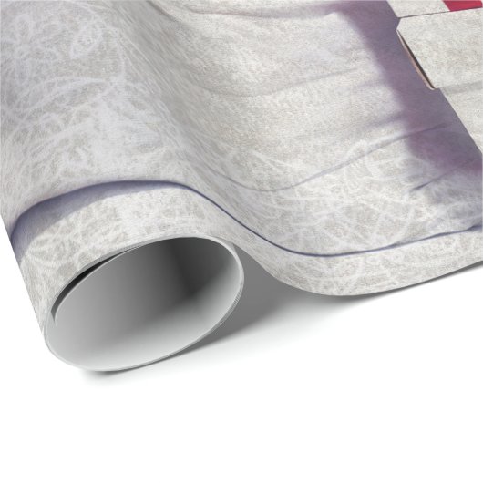 Witkerst Cadeaupapier (Rol Hoek)