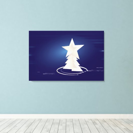 Witkerst Canvas Afdruk (Insitu (Houten vloer))