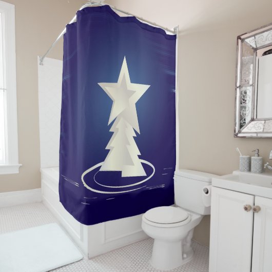 Witkerst Douchegordijn (In situ)