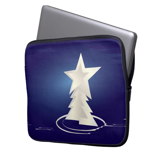 Witkerst Laptop Sleeve (Voorkant Links)