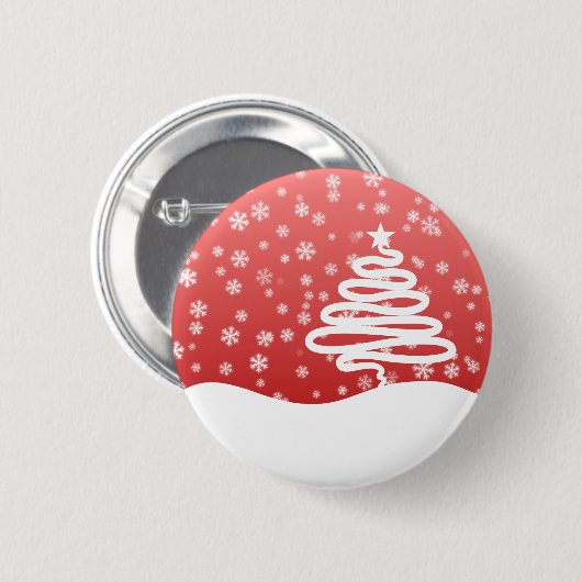 Witkerst Ronde Button 5,7 Cm (Voorkant /achterkant)