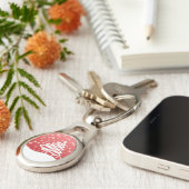 Witkerst Sleutelhanger (Zijkant)