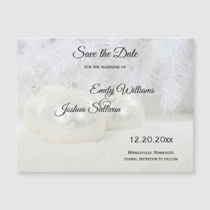 Witkerst   Winter Wedding Save the Date