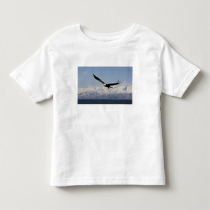 Witkopzeearend in vlucht, Haliaeetus leucocephalus Kinder Shirts