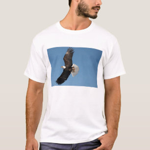 Witkopzeearend in vlucht t-shirt