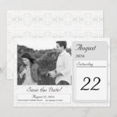 witlace Wedding Save The Date (Voorkant / Achterkant)