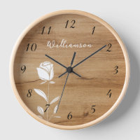 Witlijn Kunst Roos Hout Achtergrond Rustige Aantal