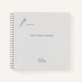 Witness pen- Minimalist Marriage Union Notebook Notitieboek