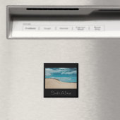 Witsand Beach Sand Afrique du Sud SA Magnet (In Situ (Lave-vaisselle))