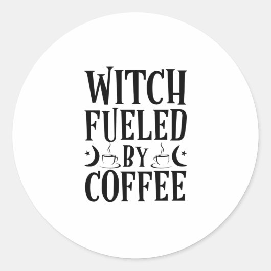 Witscooter Ronde Sticker (Voorkant)