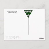 WITSERSE JONGE MEISJE / Mode van schoonheid Briefkaart (Achterkant)