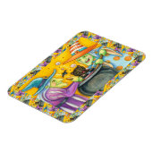 WITSERSE ZISTERS, ZWARTE CAT EN HALLOWEEN BREW MAGNEET (Linkerzijde)