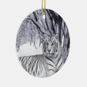 Witsneeuwiger Keramisch Ornament (Rechts)