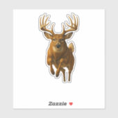Witstaart Uitknip Sticker (Vel)