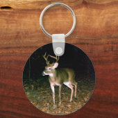 Witstaartbuck Deer Sleutelhanger (Voorkant)