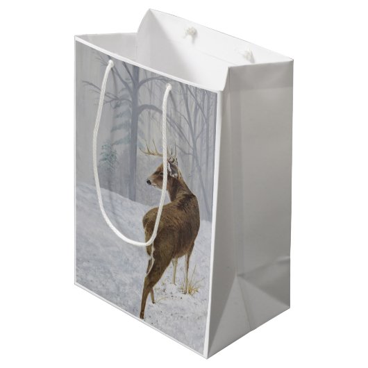 Witstaarten Medium Cadeauzakje (Voorkant Gekanteld)