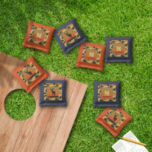 Witstaartherten en Camo Cornhole Zakken