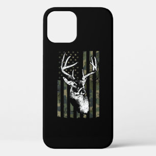 Witstaarthertjacht USA Camouflage Amerika iPhone 12 Pro Hoesje