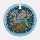 Witstaartkolibrie Glas Ornament (Voorkant)