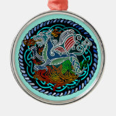 Witstaartkolibrie Metalen Ornament (Voorkant)