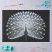 Witstaartpauw Decoage Tissuepapier (Craft)