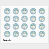 Witte Aardbei Pineberry BRUIDSSLUIER Custom Ronde Sticker (Vel)