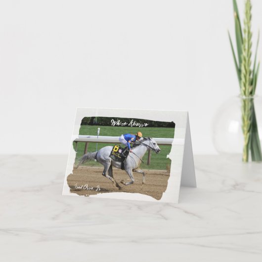 Witte Abarrio met Brad Ortiz, Jr. Bedankkaart (Voorkant)