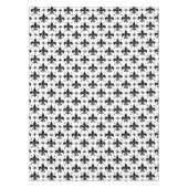 Witte Achtergrond Fleur-de-lis Patroonontwerp Tafelkleed (Voorkant)