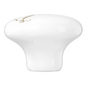 Witte achtergrond strand shell lade knoppen (Zijkant)