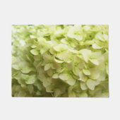 Witte achtergrond van hydrangeenbloem deurmat (Voorkant)