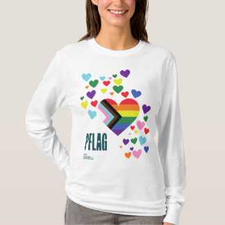 witte achtergrond van PFLAG Pride Shirt