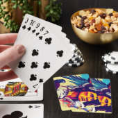 Witte adelaar pokerkaarten (Insitu)