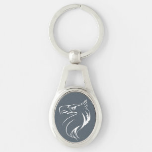 Witte adelaar sleutelhanger