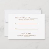 Witte afbeelding | Plain Elegant Leather Kijk Gift (Achterkant)