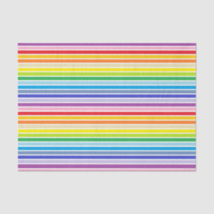 Witte afgebeelde brederspectrum regenboogstrips tissuepapier