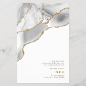 Witte agaat prijslijst flyer (Achterkant)