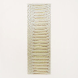 Witte anaconda huidpatroon yogamat